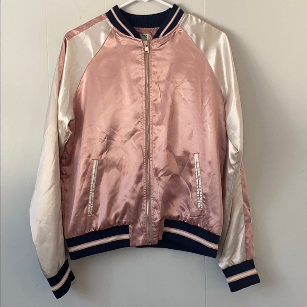 Satin jersey jacket